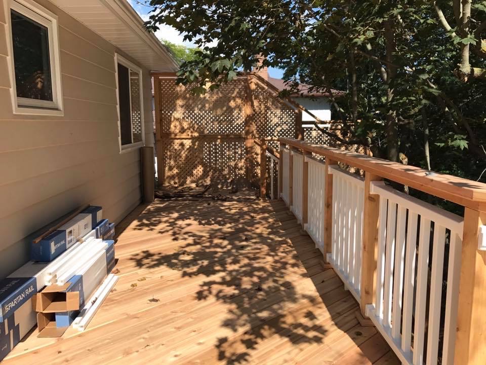 Raised Deck in Oakville