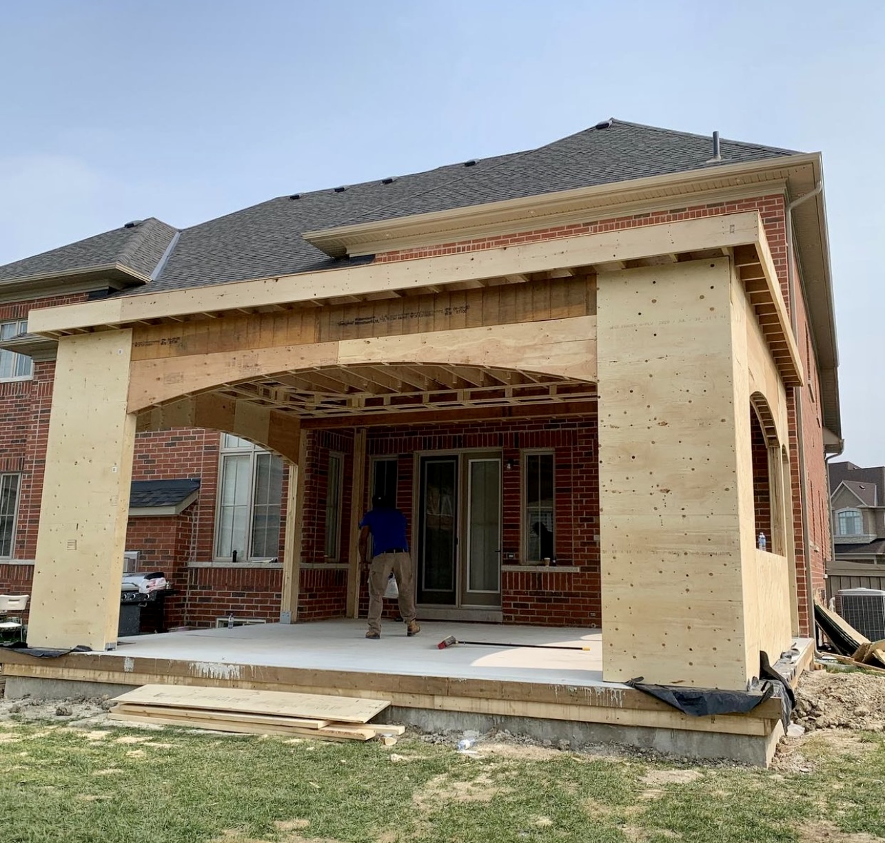 Enclosed Covered Porch